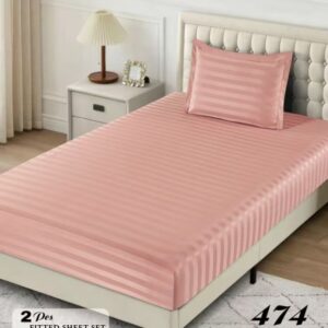 Single bed sheet 2 pieces fabric gauge 110g.code474.Size100+200+30